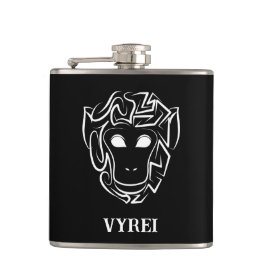 Cantil Macaco preto e branco tribal