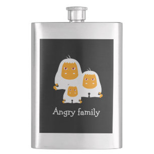 Cantil Macacos da família zangada design