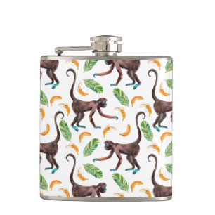 Cantil Macacos Doentes Fazendo Malabarismo Com Bananas