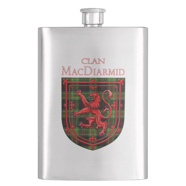 Cantil MacDiarmid Tartan Xadrez Rampant Escocês (Frente)
