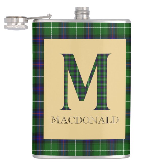 Cantil MacDonald Tartan Monograma M (Aberto)
