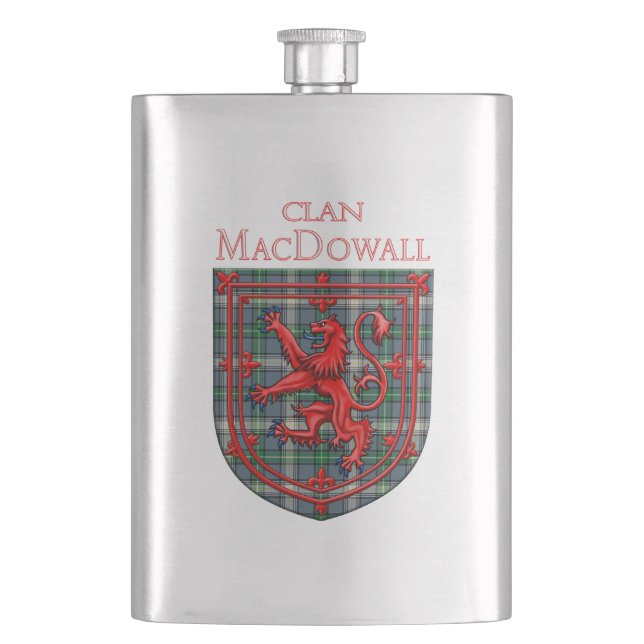 Cantil MacDowall Tartan - Xadrez Escocesa Rampant (Frente)