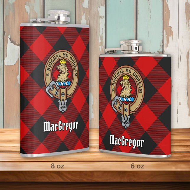 Cantil MacGregor Crest sobre Rob Roy Tartan (Criador carregado)