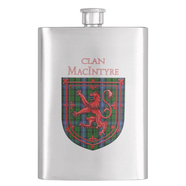 Cantil MacIntyre Tartan Scottish Xadrez Lion Rampant (Frente)