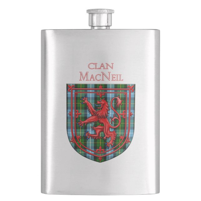 Cantil MacNeil Tartan - Xadrez escocesa Rampant (Frente)