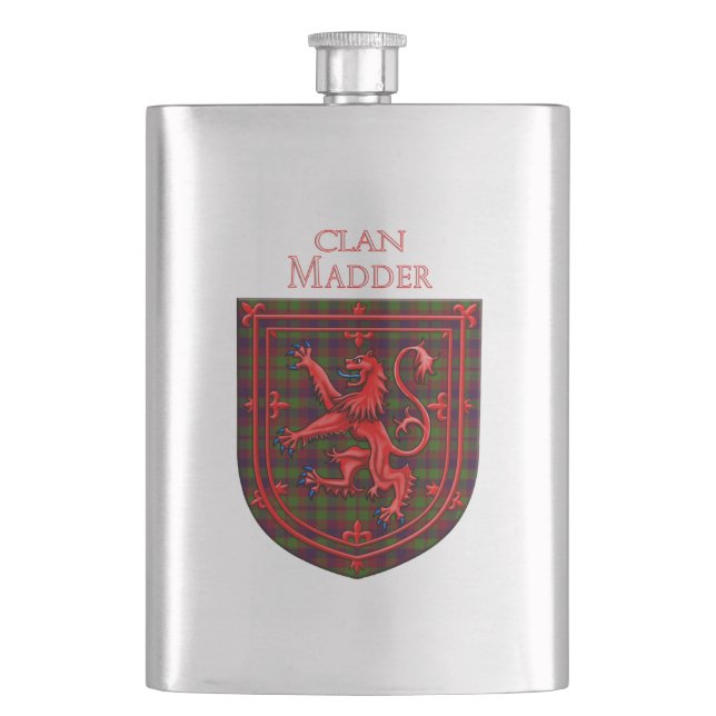Cantil Madder Tartan Scottish Xadrez Lion Rampant (Frente)