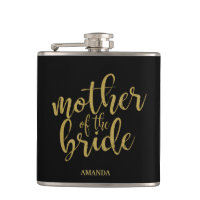 Mãe da Noiva Brilho Dourado Chuveiro de Noiva