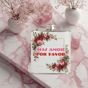 Cantil Mais Amor Por Favor Quadro de Rosa