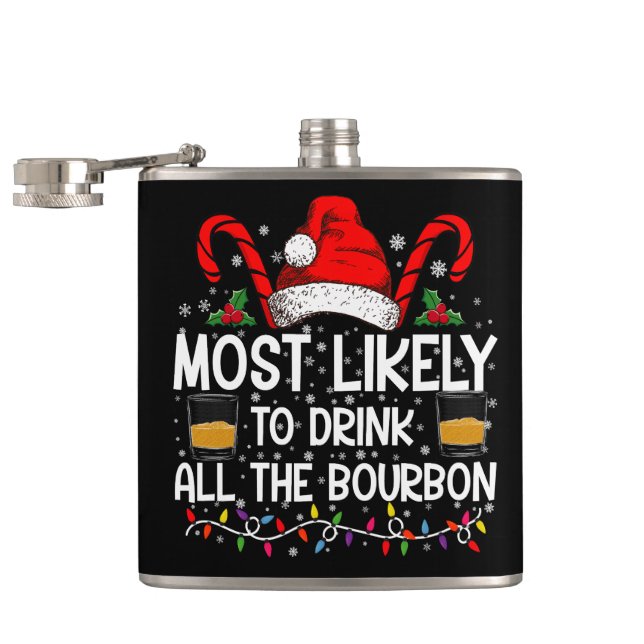 Cantil Mais Propenso a Beber Todo o Bourbon Natal (Aberto)