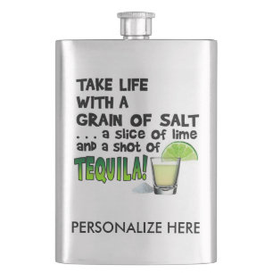 CANTIL MALUCA FLASK - LIMÃO, SAL, TEQUILA!