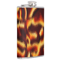 Manchas amarelas e vermelhas parecem turvas com de