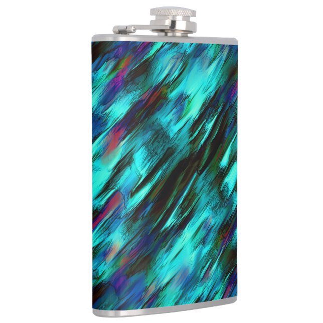 Cantil Manchas brilhantes de azul para ciano e manchas ve (Direita)