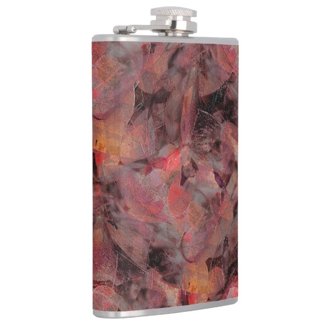 Cantil Manchas em tons vermelhos sobre fundo cinzento de  (Direita)