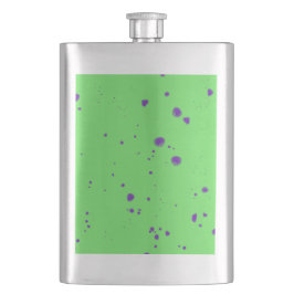 Cantil Manchas Roxas Verde Neon