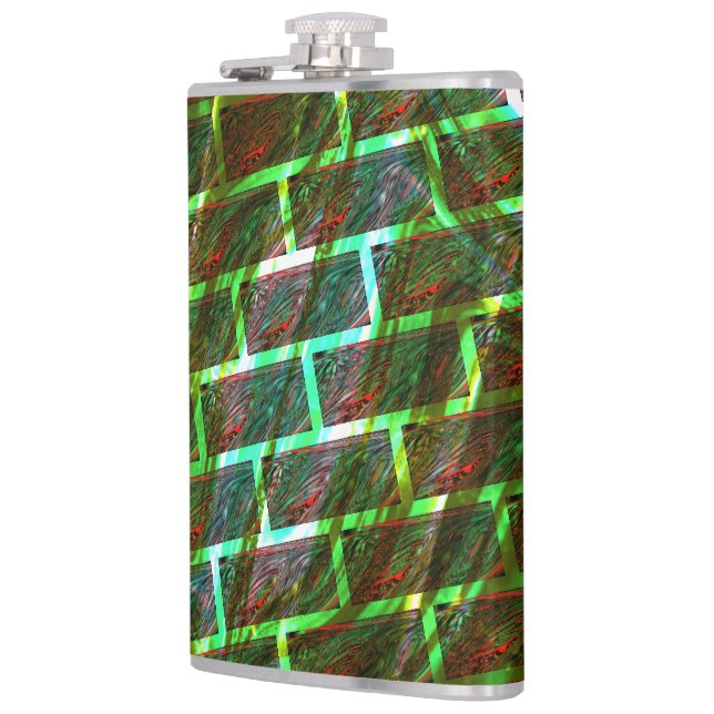 Cantil Manchas verdes e vermelhas, arranhões e efeito das (Esquerda)