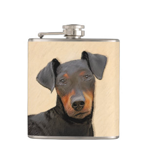 Cantil Manchester Terrier Pintura Original