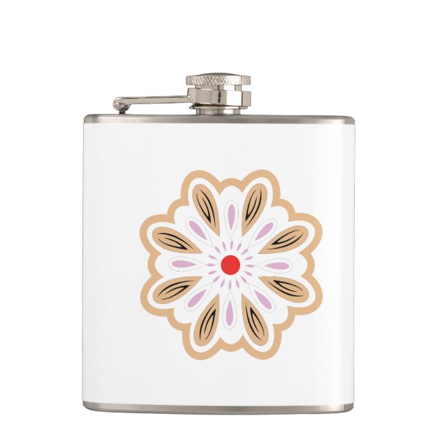 Cantil Mandala Flower Art Impressão | Boho Decor (Frente)