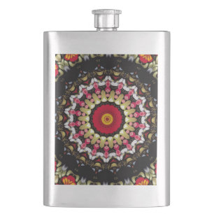 Cantil Mandala Mágico Preto e Vermelho