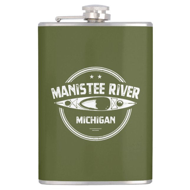 Cantil Manistee River, Michigan (Frente)