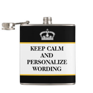 Cantil Mantenha calmo para personalizar o modelo em linha