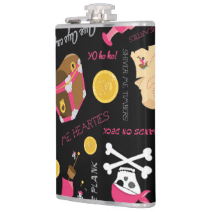 Cantil Mantenha ou crie seu próprio Flask, 6 oz. Frasco d