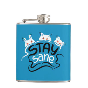Cantil Mantenha-Se Sane Motivational Lettering Para Ansie