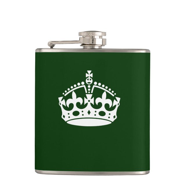 Cantil MANTER CALM CROWN em Verde Personalizar Isso (Frente)