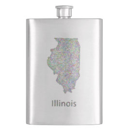 Cantil Mapa de Illinois