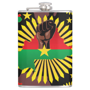 Cantil Mapa do Burkina Faso, Bandeira e Resistência à Rev