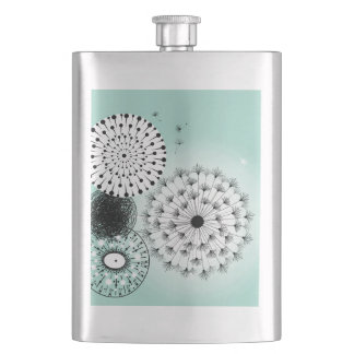 Cantil Maravilhoso Dandelions Blue Flask
