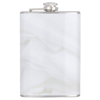 Cantil Marble Stone Vinyl Wrapped Flask, 8 oz.