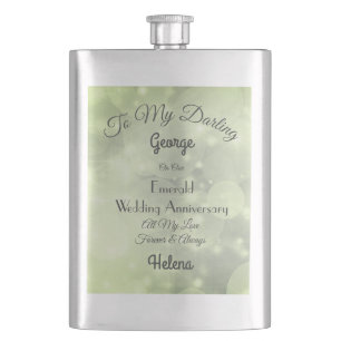 Cantil Marca Clássica de Casamento Emerald Personalizado