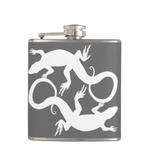 Cantil Marca Lizard - Flask Personalizada - Rótulo Arte