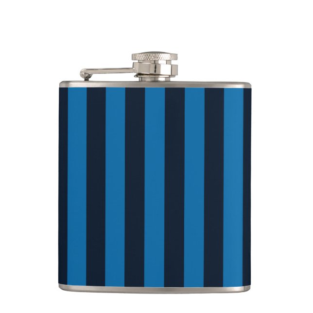 Cantil Marinho Azul no Decor Vertical Stripes Azul (Frente)