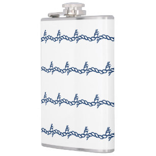 Cantil Marinho Blue White rope waves náuticas