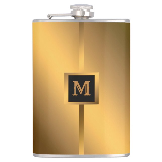 Cantil Mármore Dourado Preto Moderno e Elegante do Luxo (Frente)