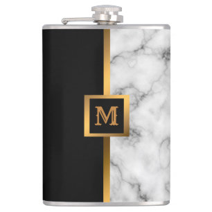 Cantil Mármore Dourado Preto Moderno e Elegante do Luxo
