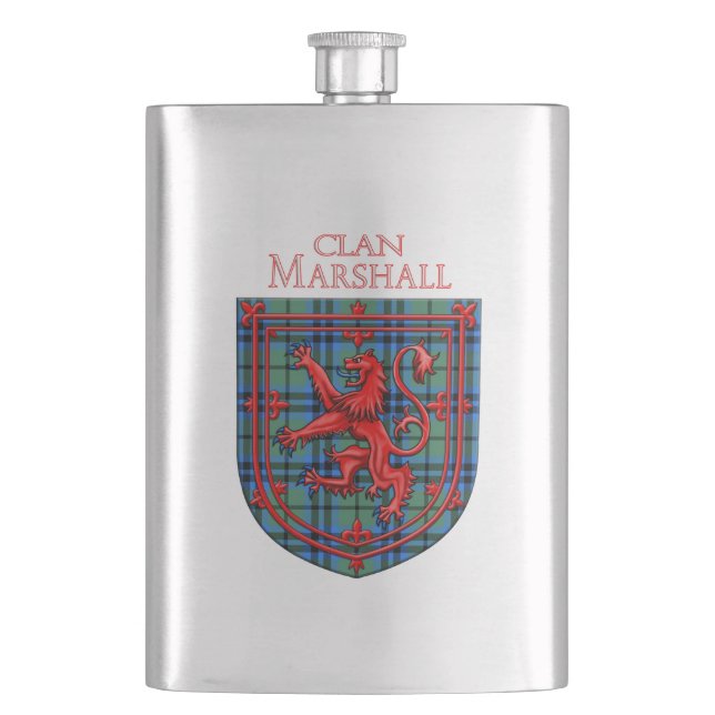 Cantil Marshall Tartan Scottish Plaid Lion Rampant (Frente)