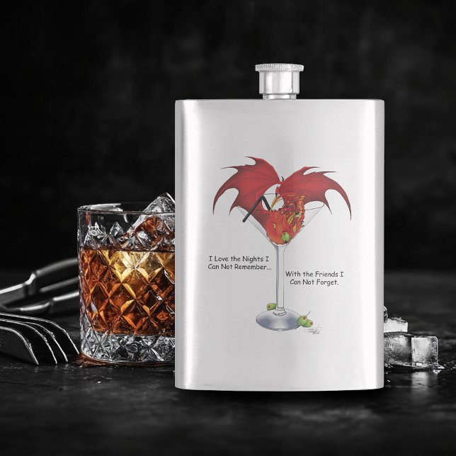Cantil Martini Fantasy Red Dragon (Criador carregado)