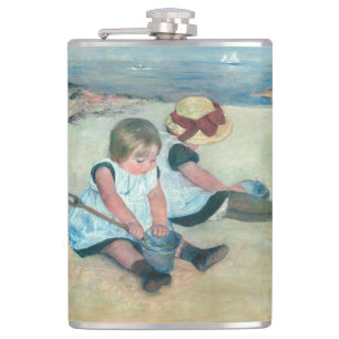 Cantil Mary Cassatt - Crianças Brincando na Praia