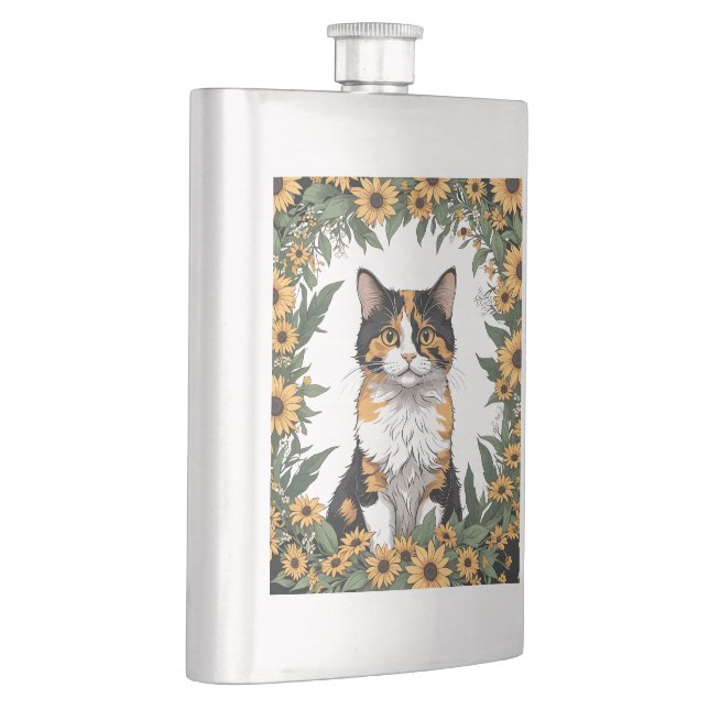 Cantil Maryland Calico Cat And Black Eyed Susan Flowers 4 (Direita)