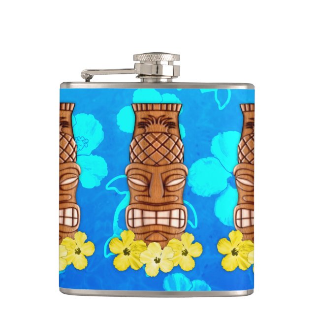 Cantil Máscara havaiana de Tiki (Frente)