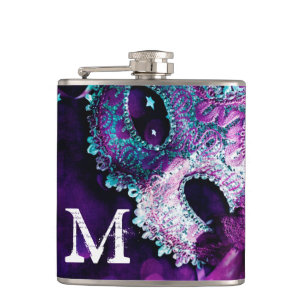 Cantil Mascarada Mask Costume Monograma Whiskey Flask