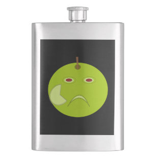 Cantil Mau Apple com frascos de Dia das Bruxas com cicatr