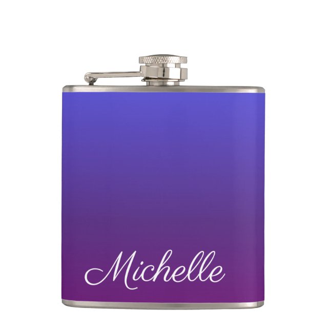 Cantil Mbre azul e roxa personalizada (Frente)