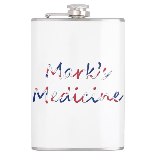 Cantil Medicina de qualquer nome sobreposta no flacante U (Frente)