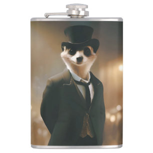 Cantil Meerkat Vestido Para Evento De Gravata Negra,