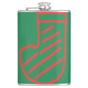 Cantil Meia de Natal Verde sobre Verde