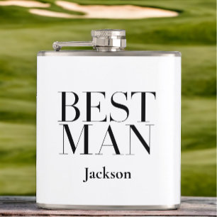 Cantil Melhor Amigo Moderno Preto Personalizado Branco