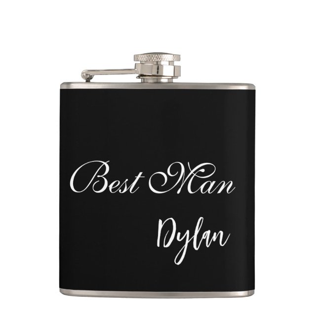 Cantil Melhor Homem Flask (Frente)